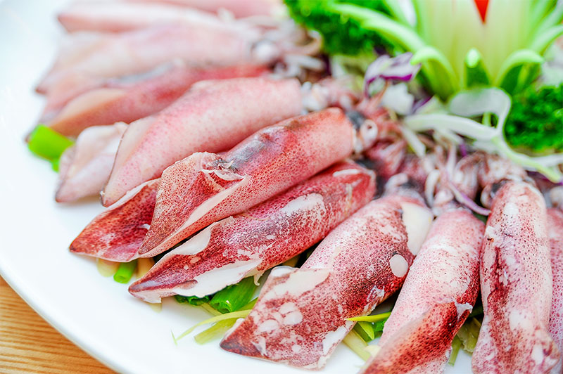 Mực Trứng Hấp Gừng Ngon