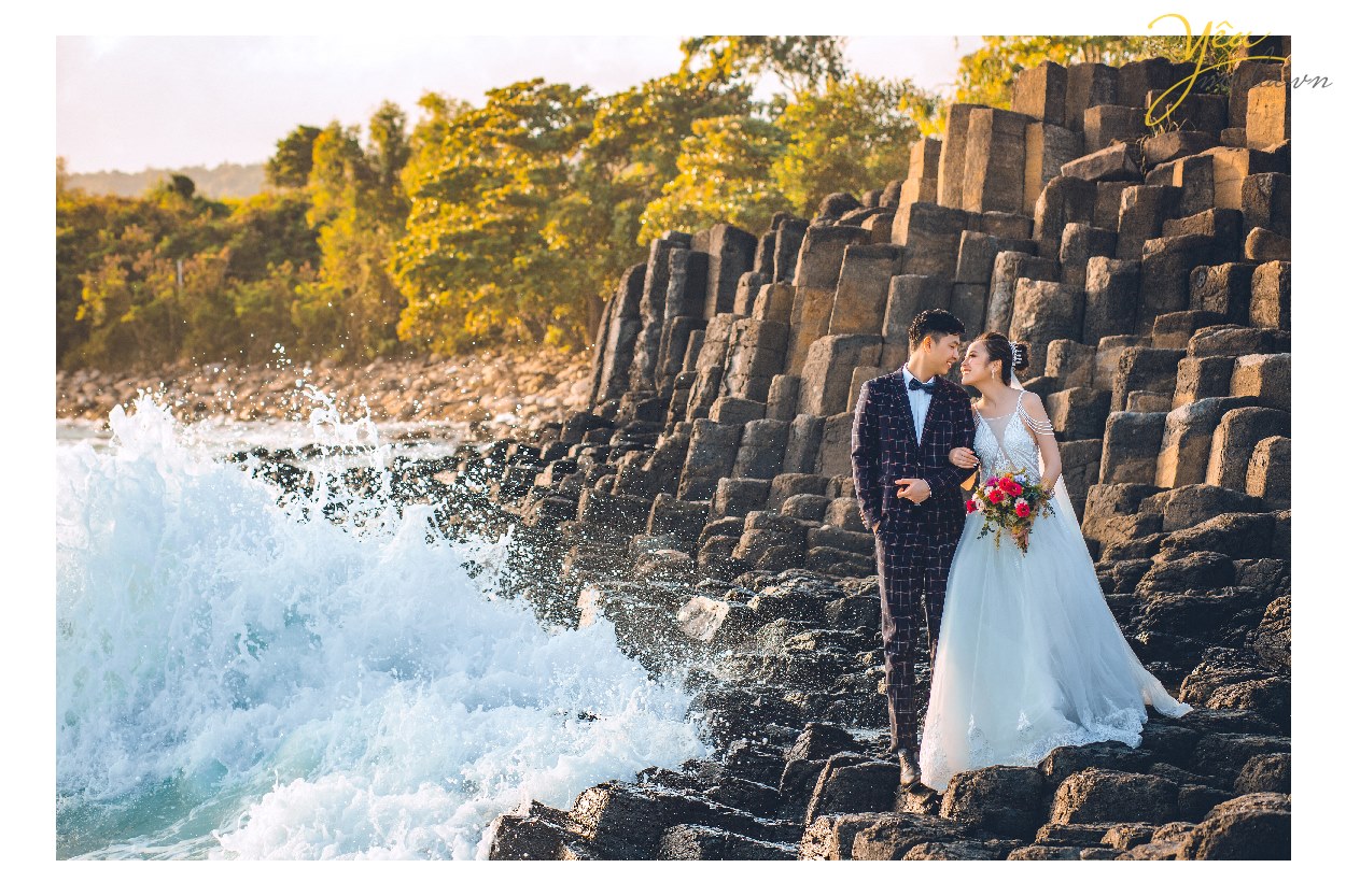 Album ảnh cưới đẹp ở Ghềnh đá đĩa và Hòn Yến - Phú Yên